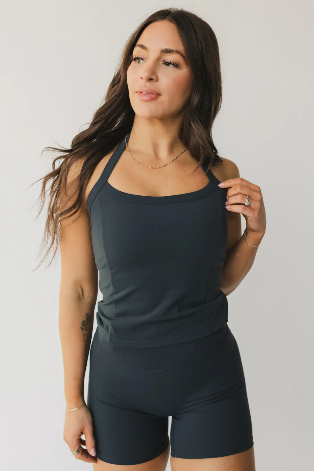 Essentials Halter Tank sold by Bare Activewear product image thumbnail 3