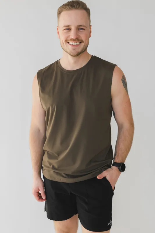 Classic Cut Off Tank made by Bare Activewear