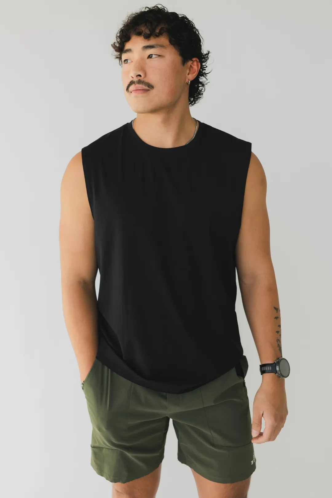 Classic Cut Off Tank sold by Bare Activewear product image thumbnail 4