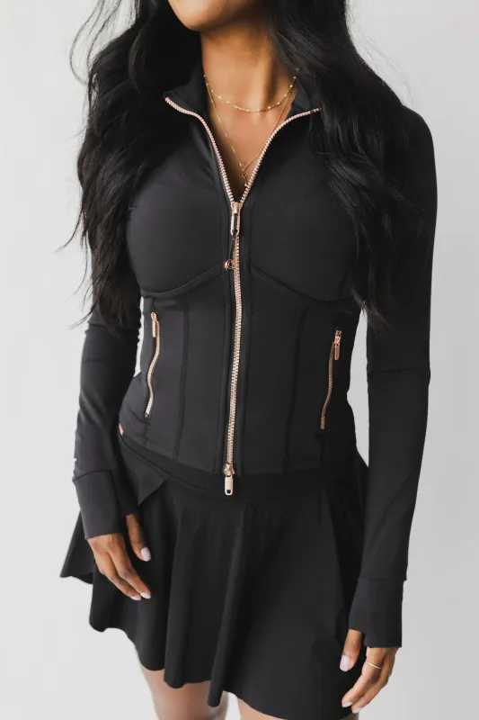 Divinity Cropped Jacket made by Bare Activewear