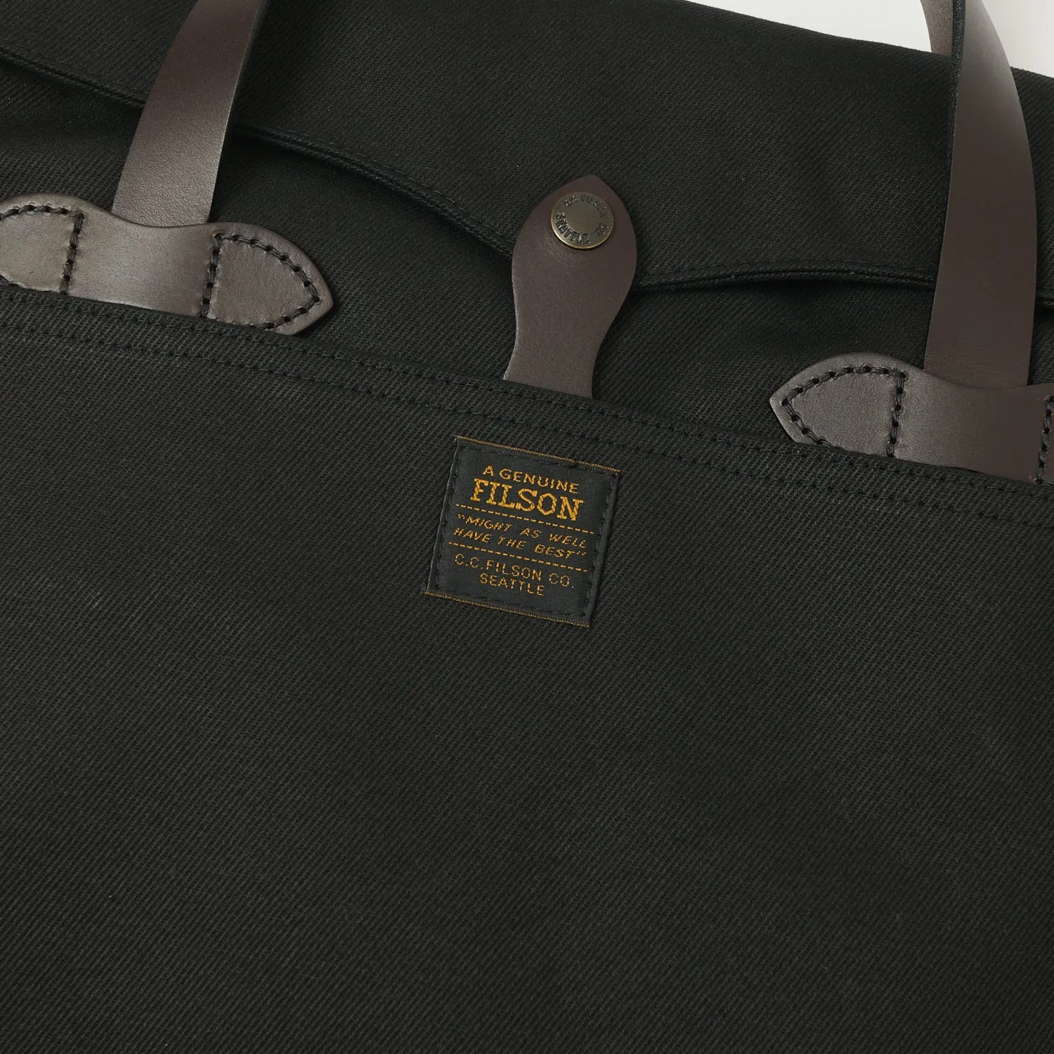 Filson Rugged Twill Original Briefcase - Black sold by Son of a Stag product image thumbnail 2