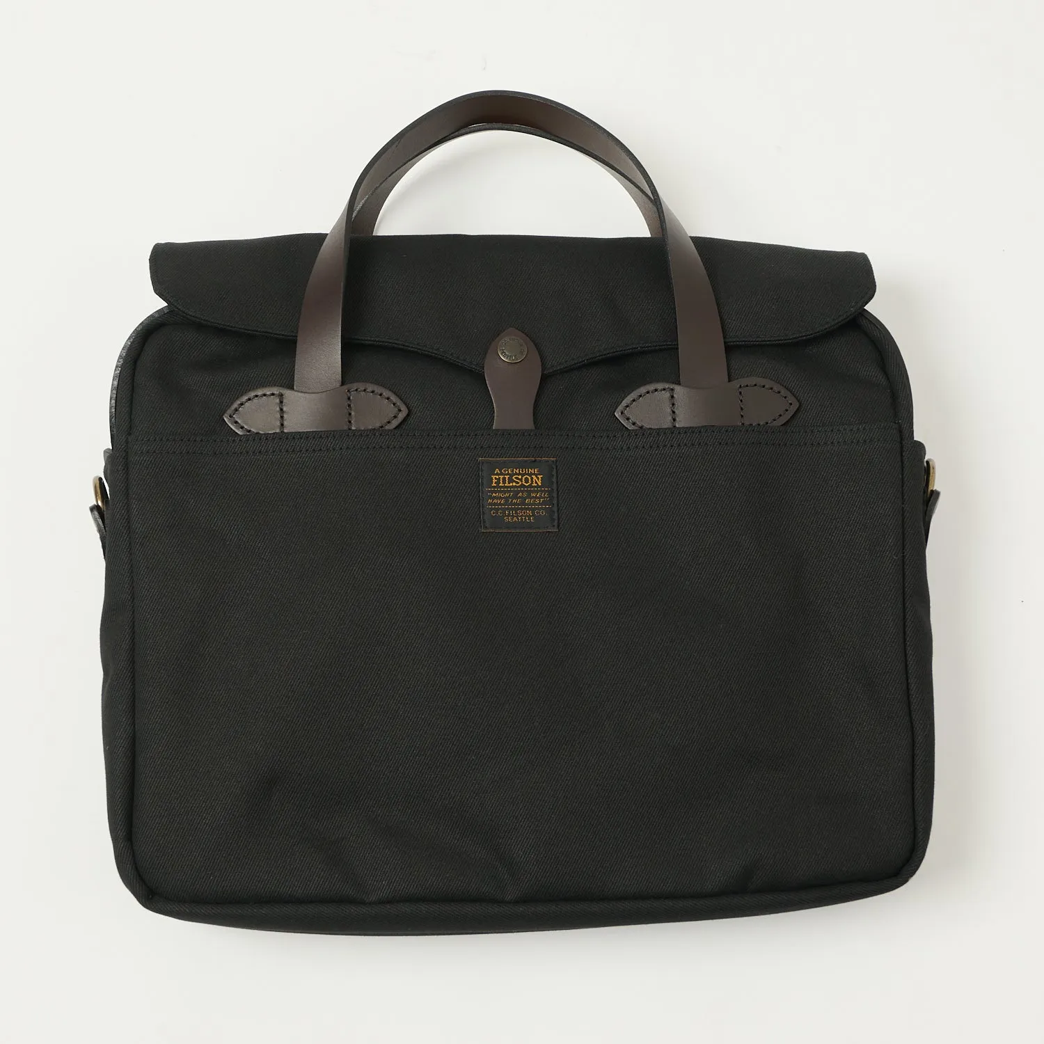 Filson Rugged Twill Original Briefcase - Black sold by Son of a Stag