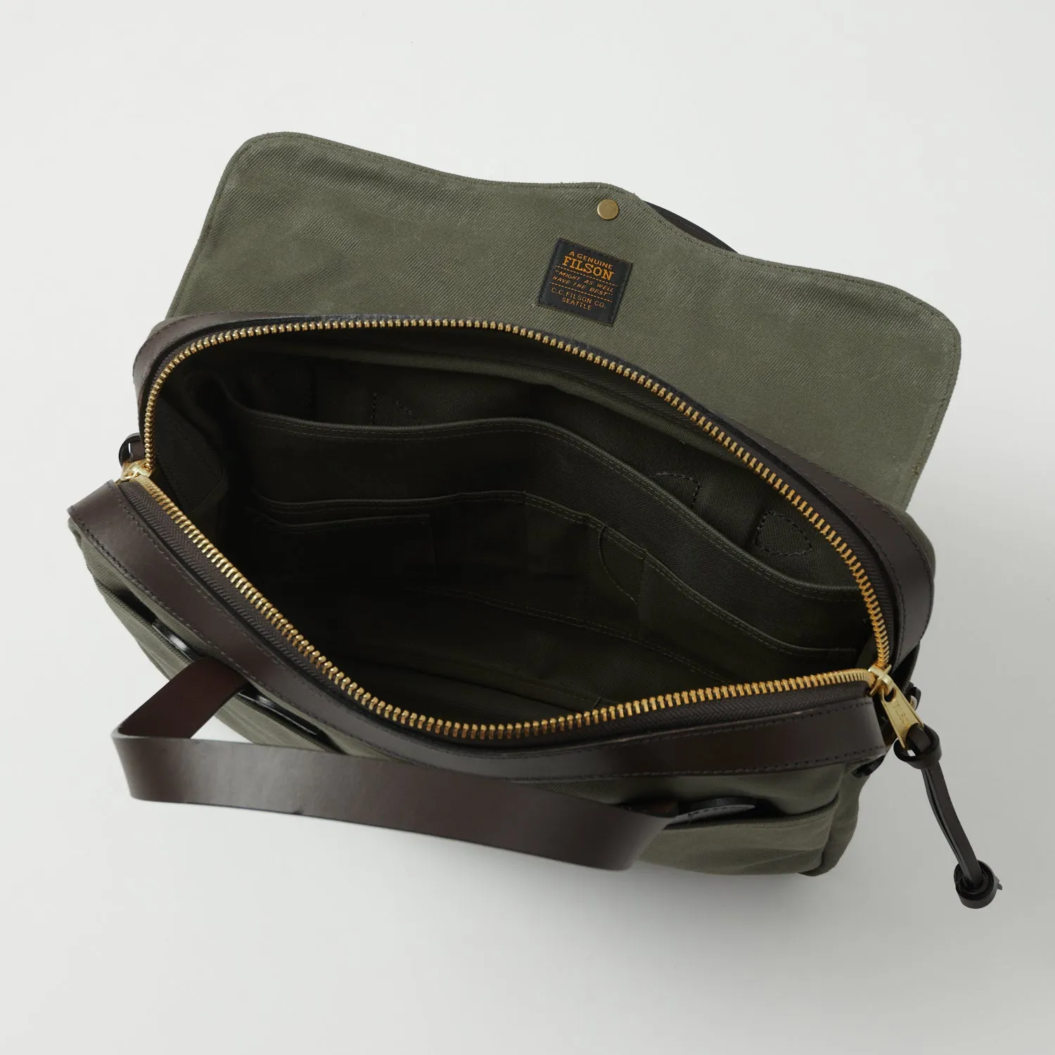 Filson Rugged Twill Original Briefcase - Otter Green sold by Son of a Stag product image thumbnail 5