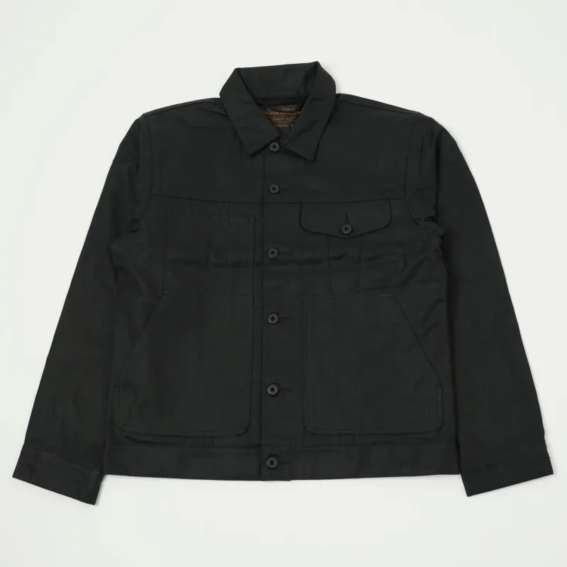 Filson Tin Cloth Short Lined Cruiser Jacket - Black sold by Son of a Stag