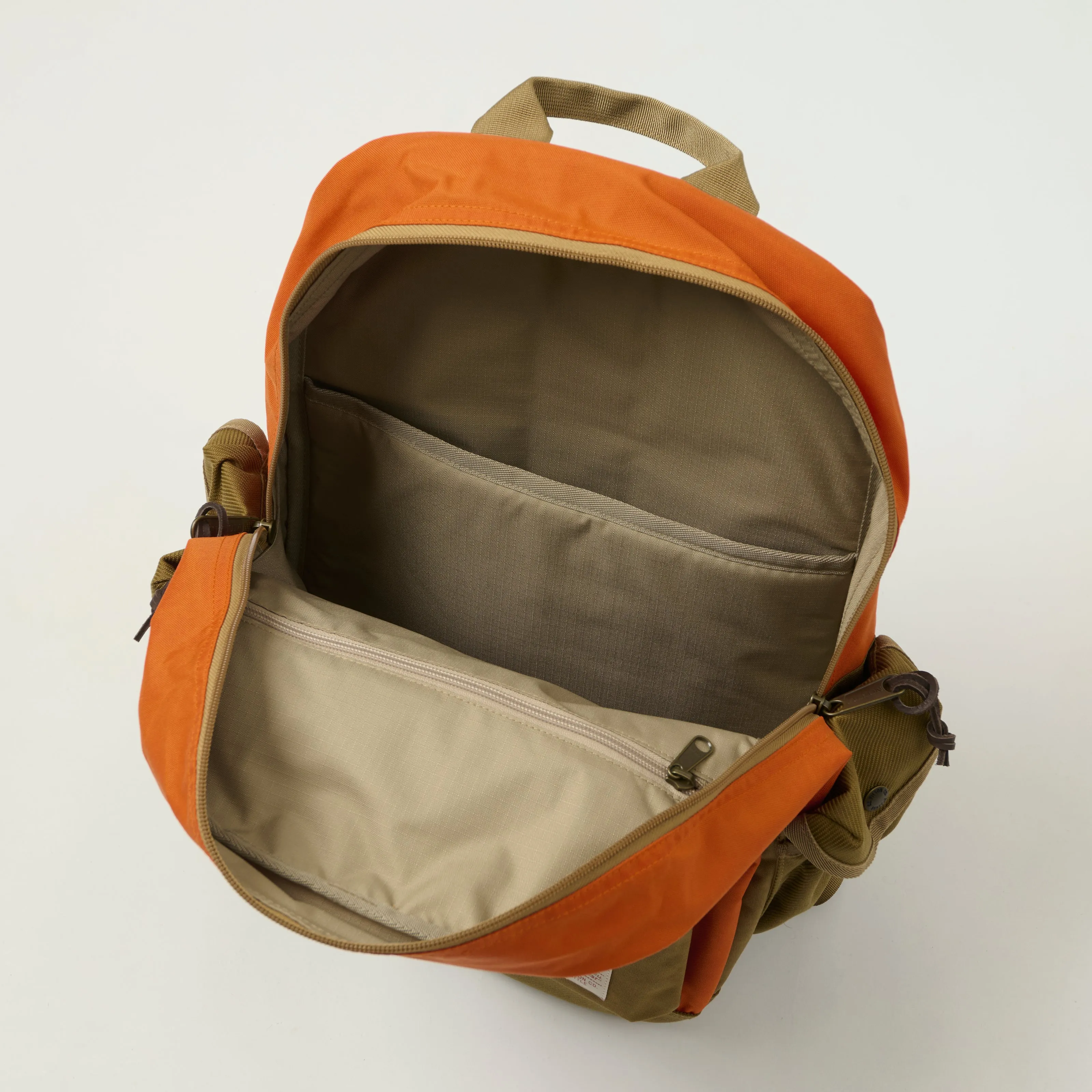 Filson Cordura 'Surveyor' Backpack - Dark Tan/Flame sold by Son of a Stag product image thumbnail 3