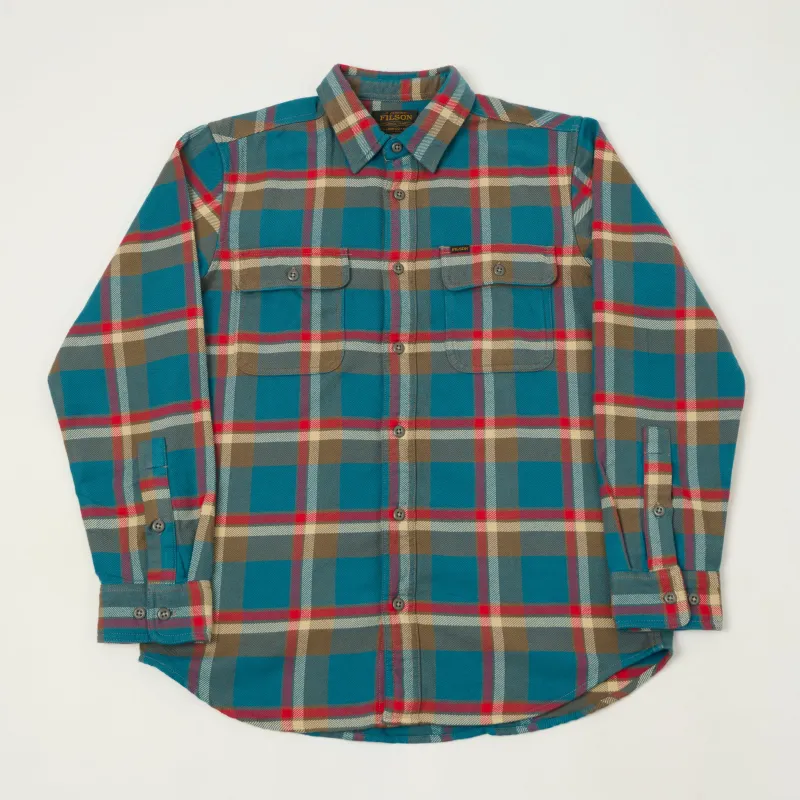 Filson Vintage Flannel Work Shirt - Blue/Grey/Multi sold by Son of a Stag