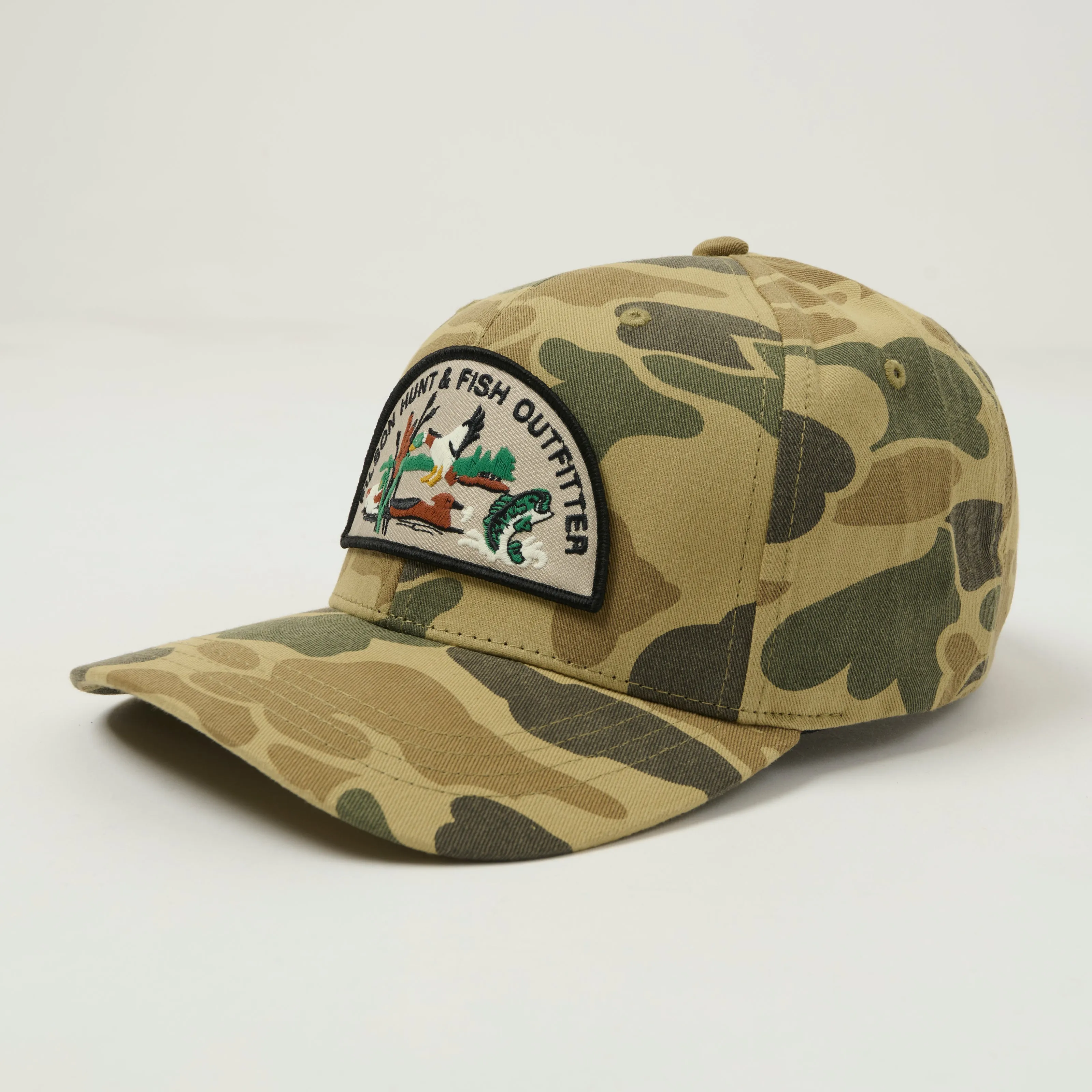 Filson 'Hunt & Fish' Logger Cap - Camo sold by Son of a Stag