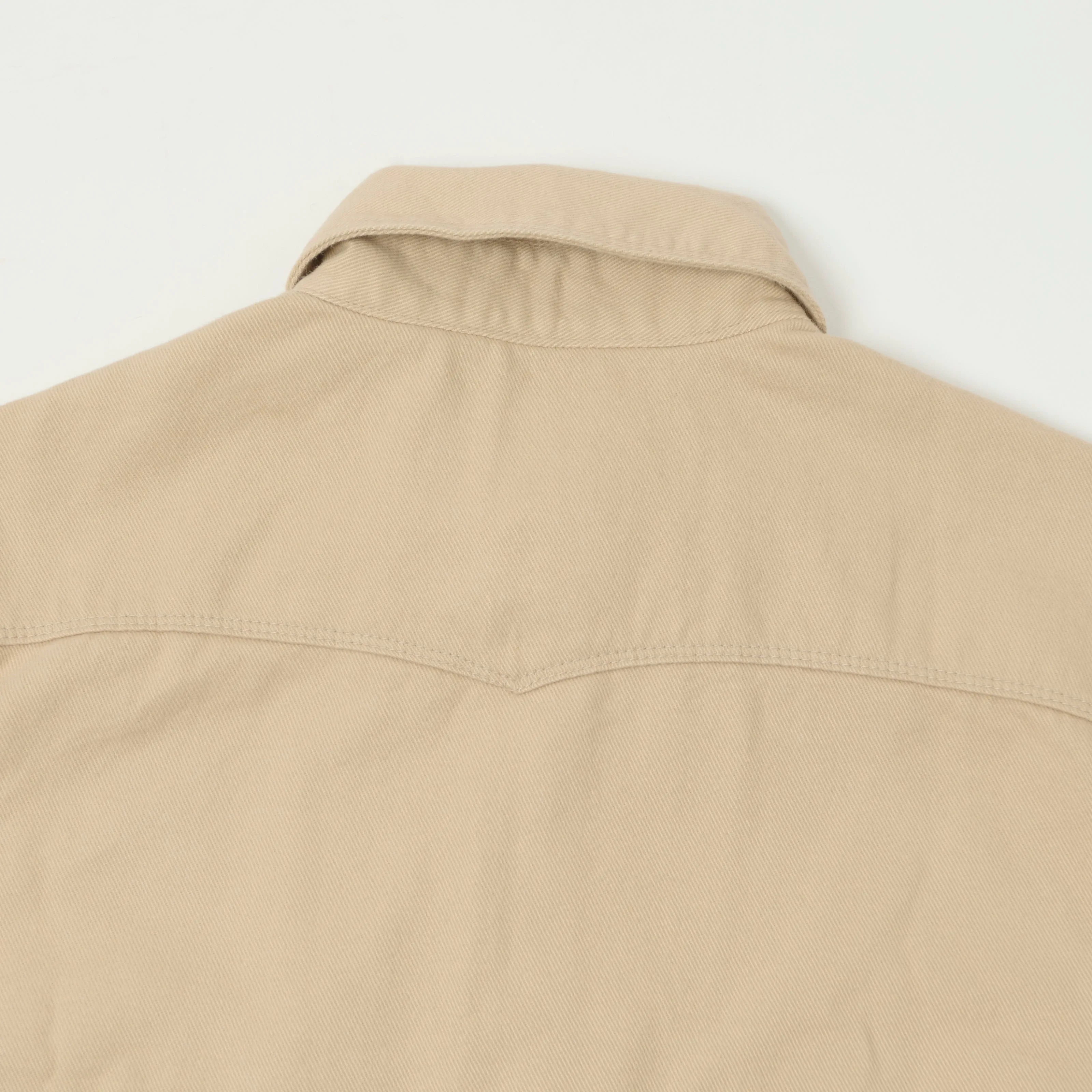 Freenote Cloth Bodie Twill Shirt - Cream sold by Son of a Stag product image thumbnail 5