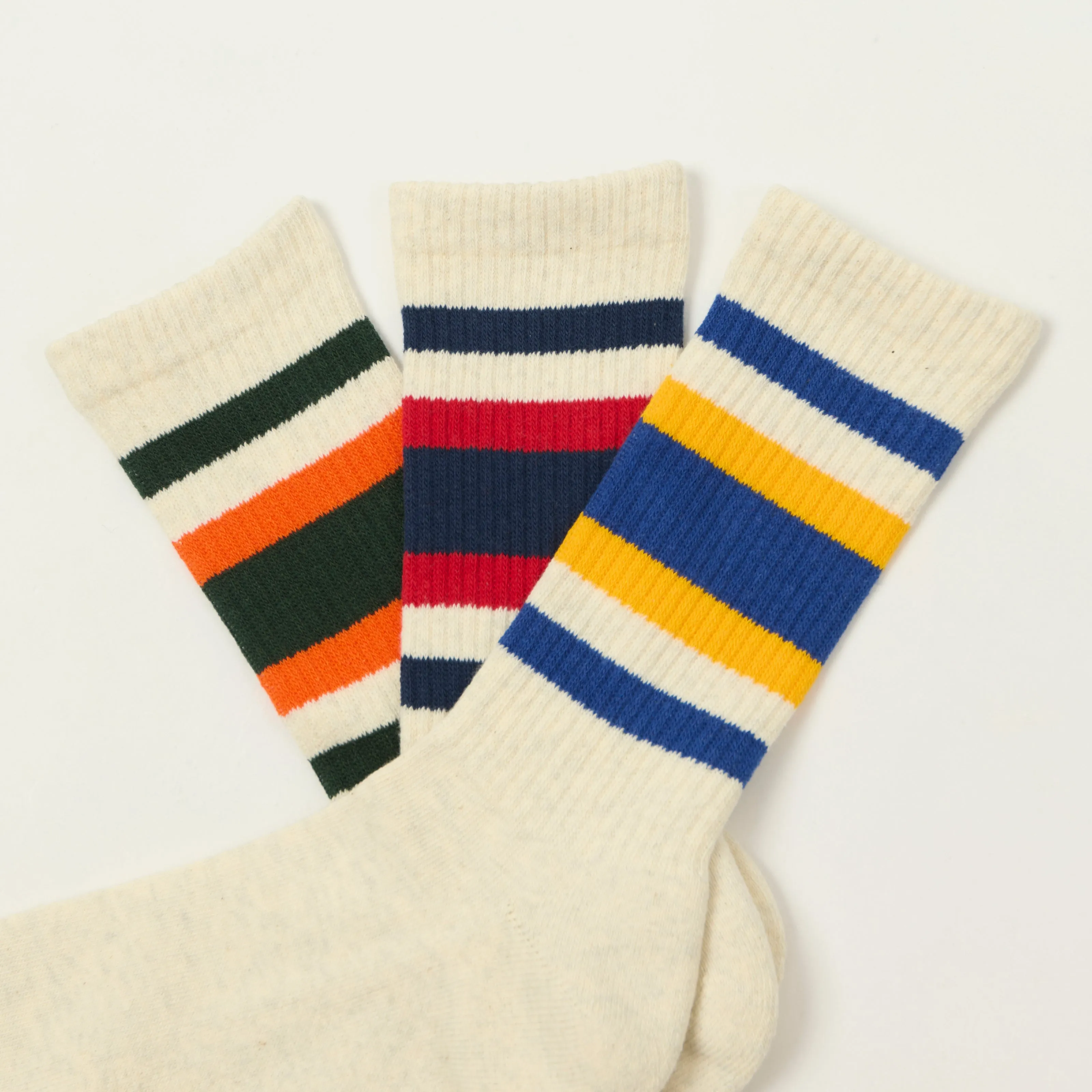 Rototo 3 Pack Everyday Athletic Socks - Multi sold by Son of a Stag product image thumbnail 2