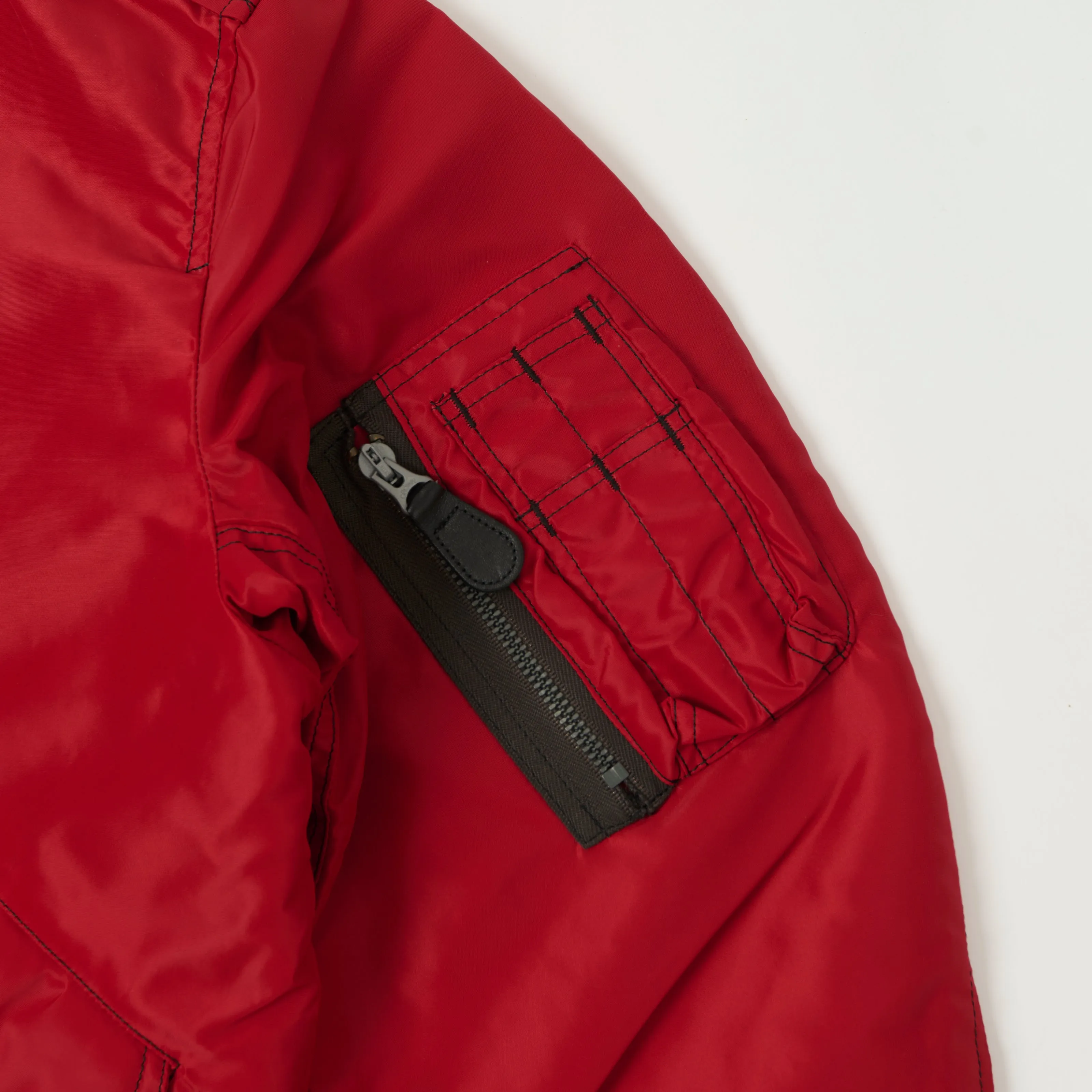 Buzz Rickson's L-2B 'Scorpion' Light Weight Flight Jacket - Red sold by Son of a Stag product image thumbnail 3