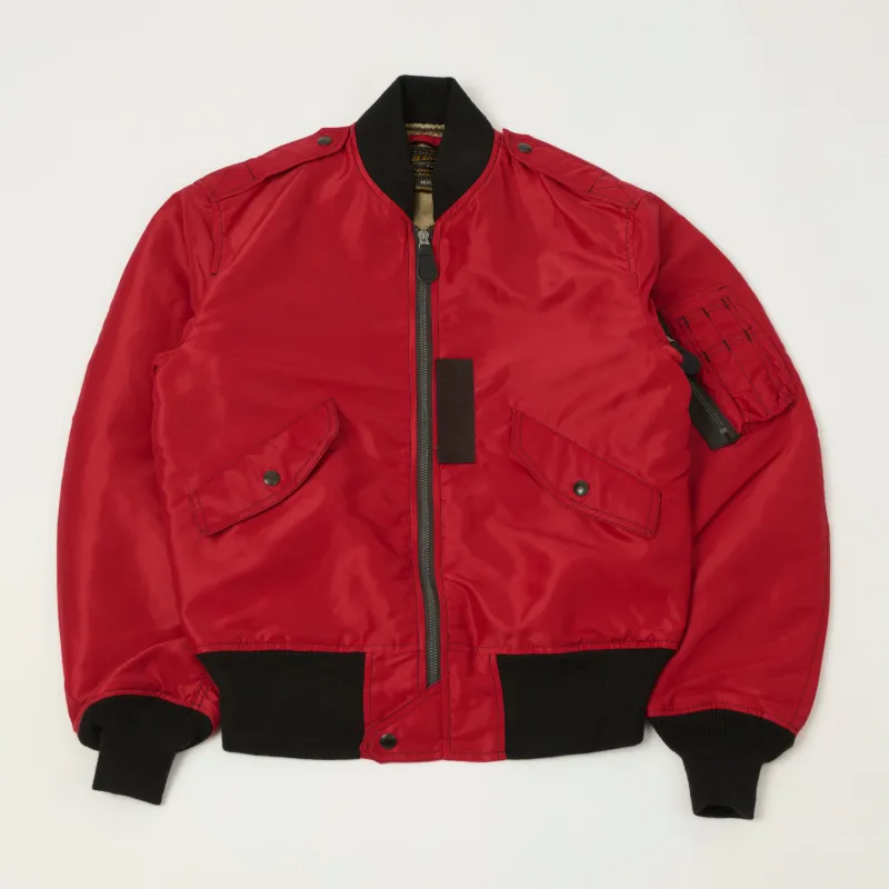 Buzz Rickson's L-2B 'Scorpion' Light Weight Flight Jacket - Red sold by Son of a Stag