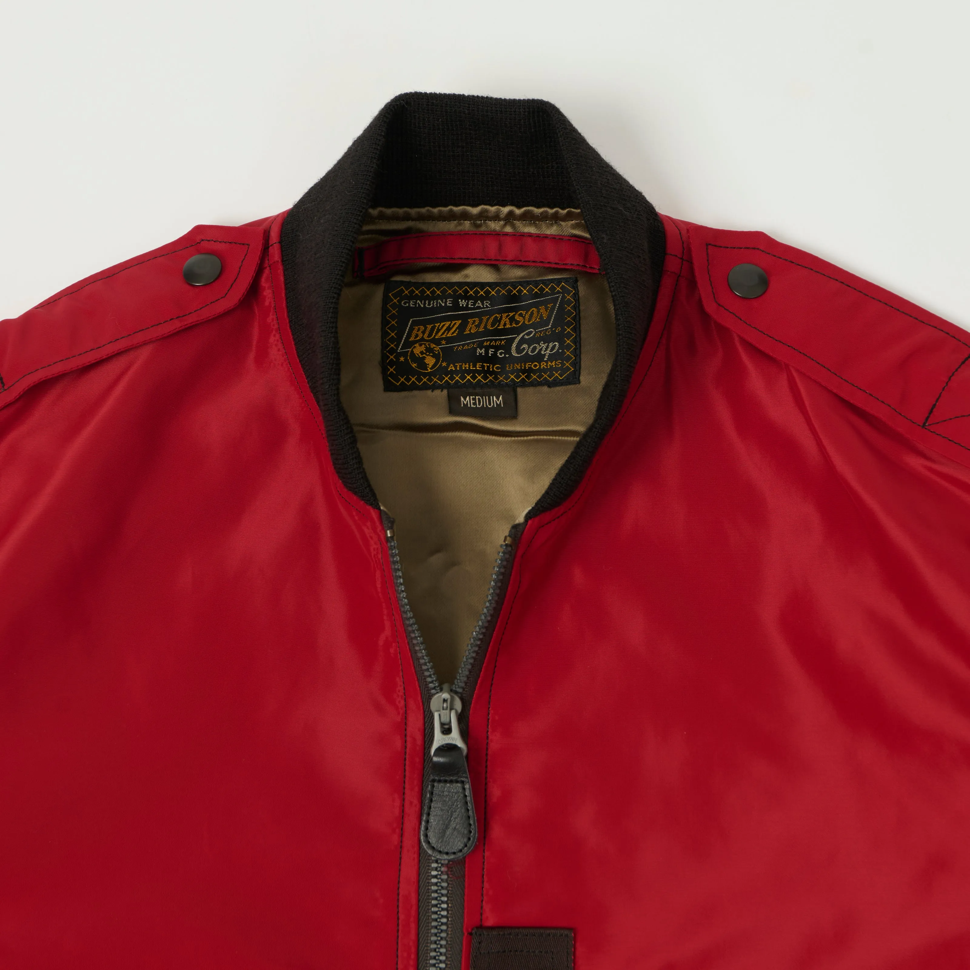 Buzz Rickson's L-2B 'Scorpion' Light Weight Flight Jacket - Red sold by Son of a Stag product image thumbnail 2