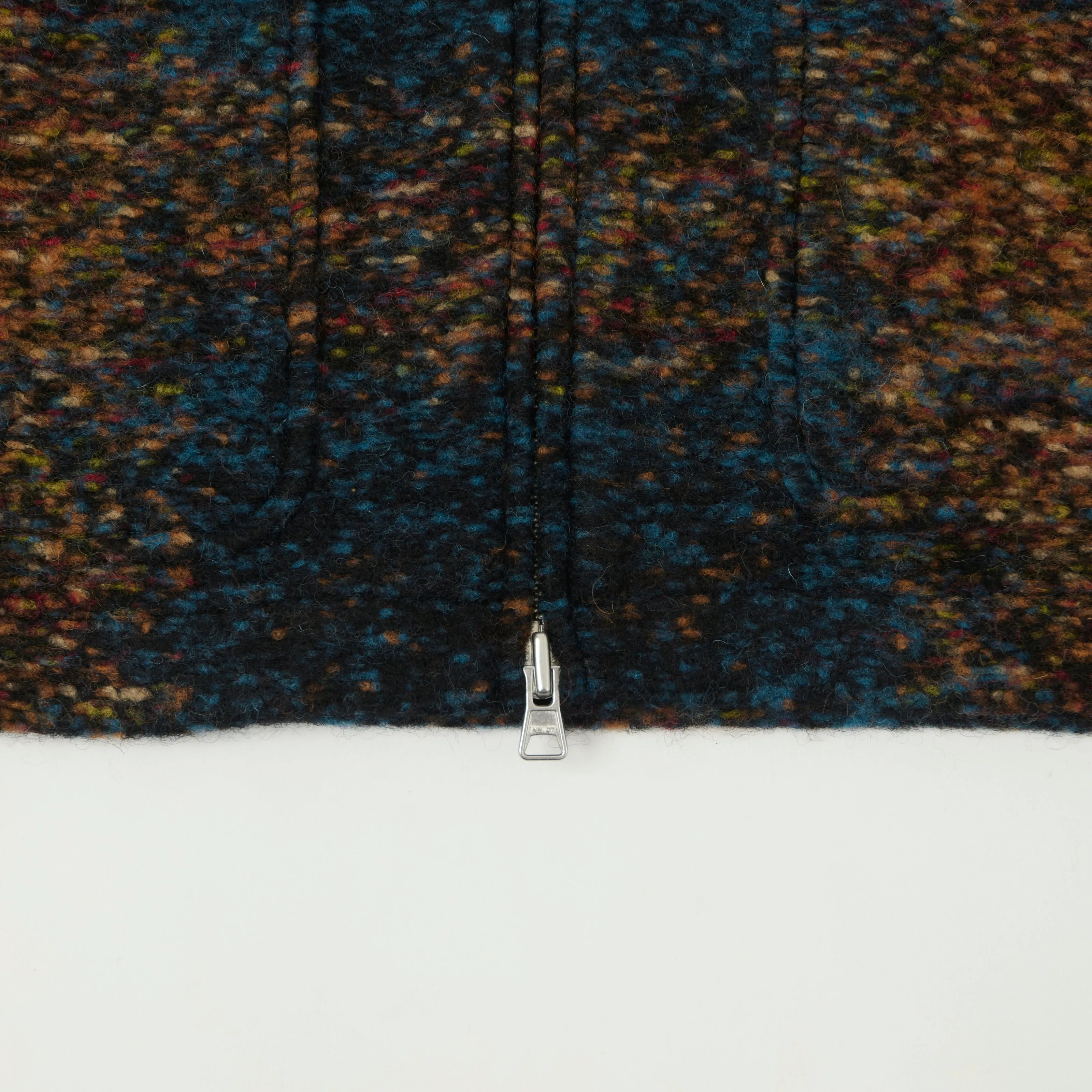 NN07 'Gael' Wool Jacket - Blue Jacquard sold by Son of a Stag product image thumbnail 3