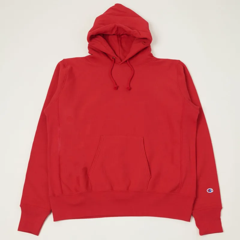Champion Made in USA Reverse Weave Hoodie - Cardinal Red sold by Son of a Stag