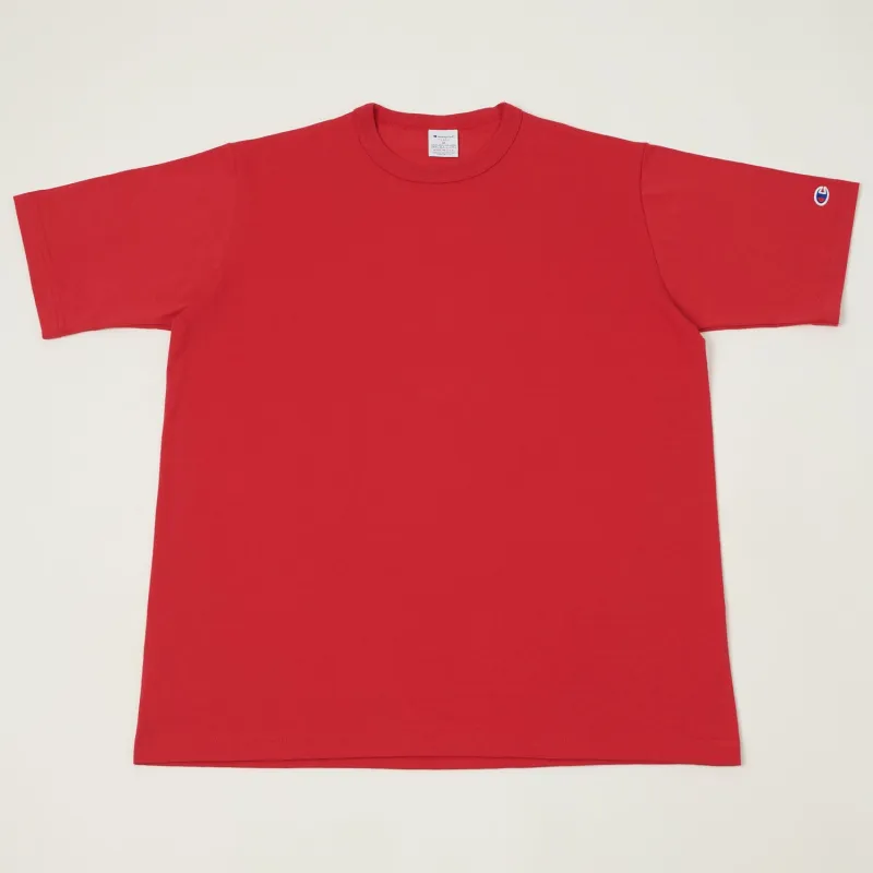 Champion Made in USA Crewneck Tee - Cardinal Red sold by Son of a Stag