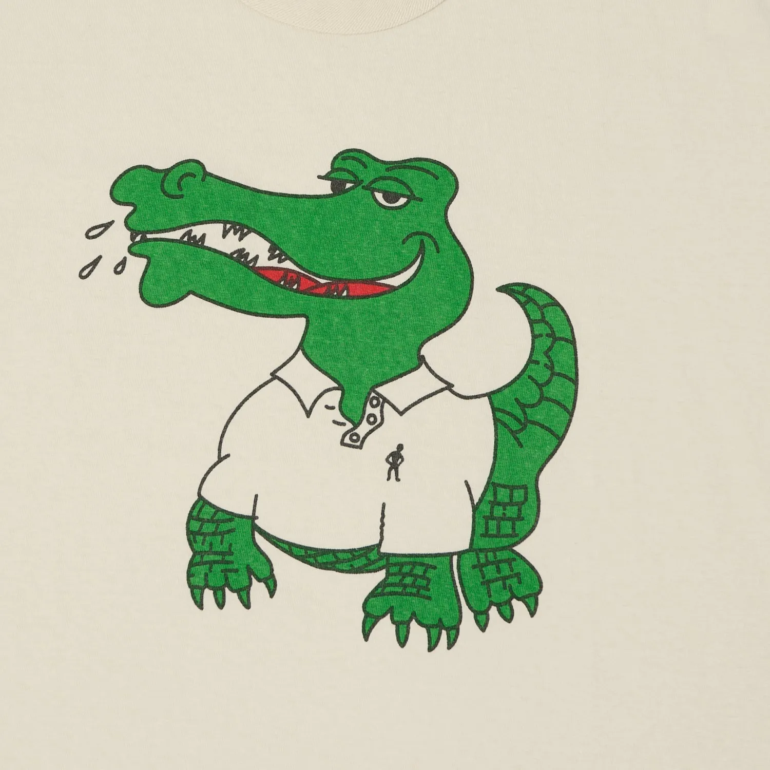 Warehouse & Co 4064 'Crocodile' T-Shirt - Cream sold by Son of a Stag product image thumbnail 3
