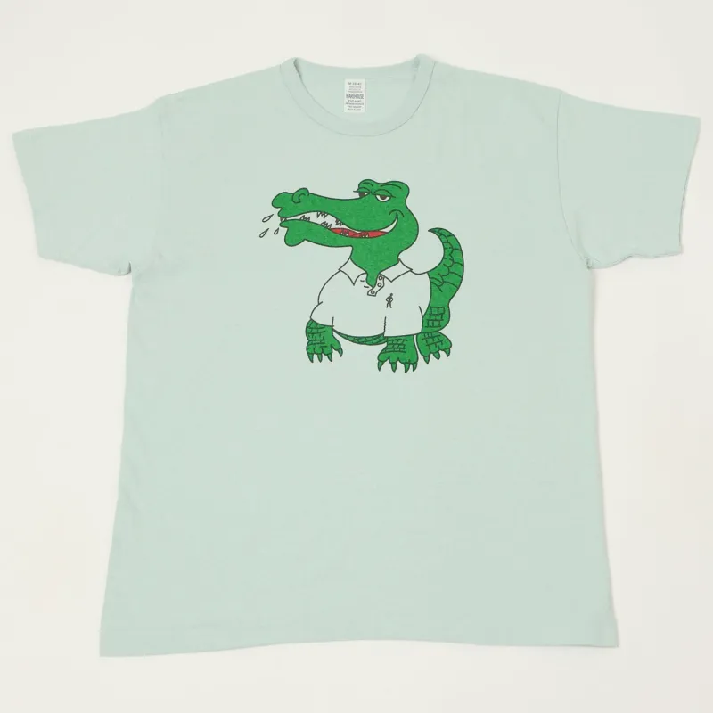 Warehouse & Co 4064 'Crocodile' T-Shirt - Sax sold by Son of a Stag