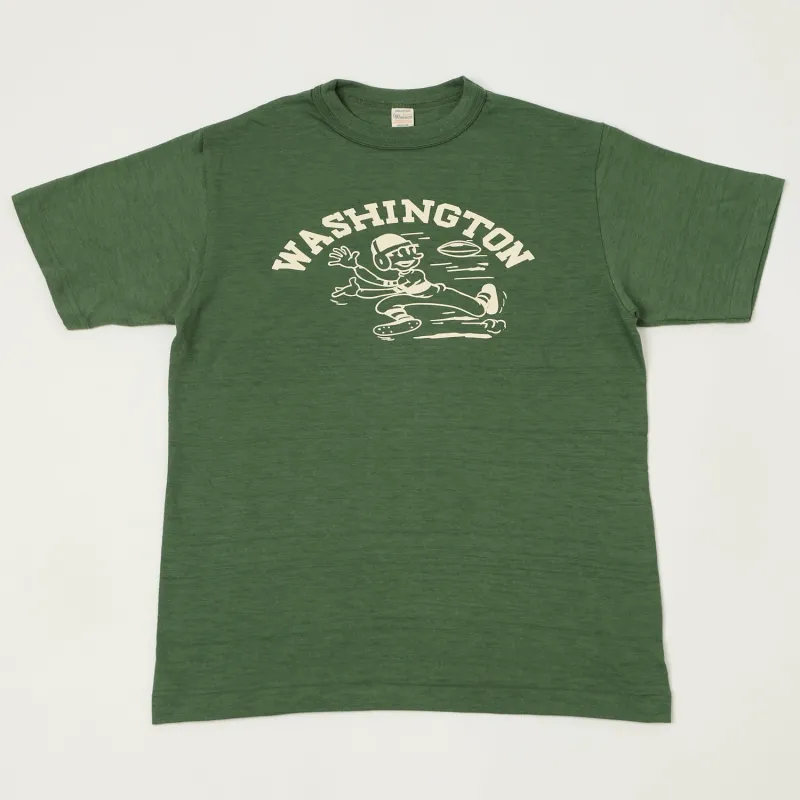 Warehouse & Co 4601 'Washington' T-Shirt - Green sold by Son of a Stag