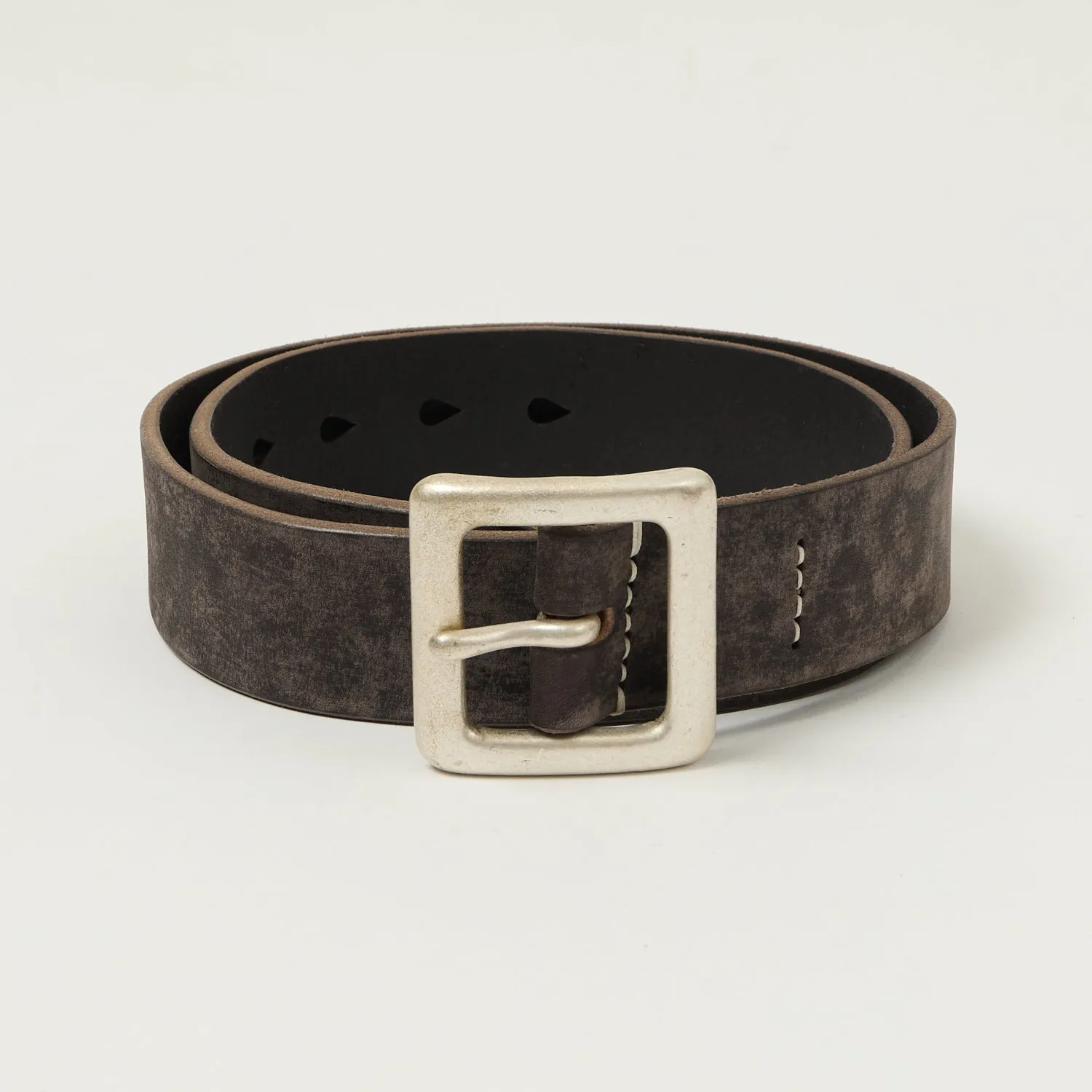 FULLCOUNT 6211 Wild Leather Garrison Belt - Black sold by Son of a Stag