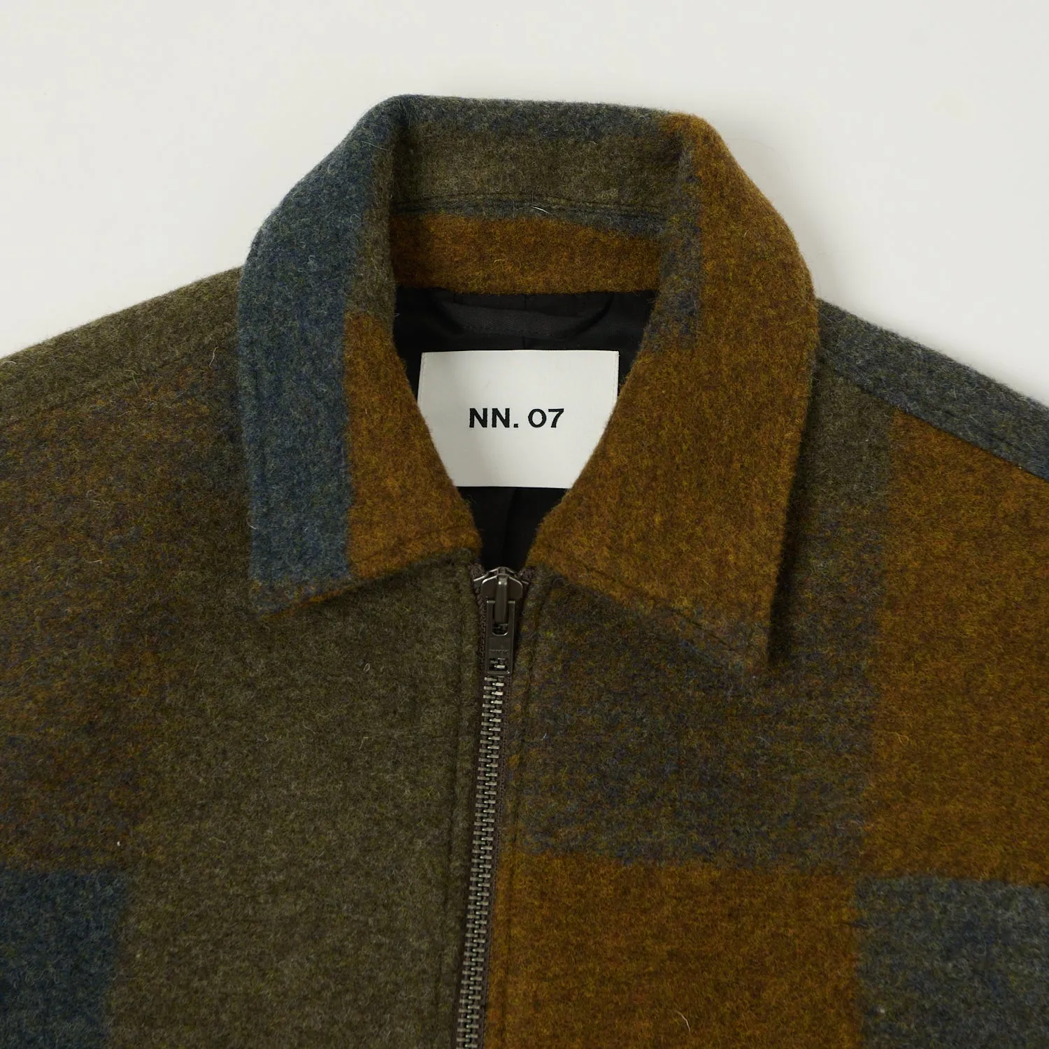 NN07 'Gael' Wool Jacket - Brown Check sold by Son of a Stag product image thumbnail 2