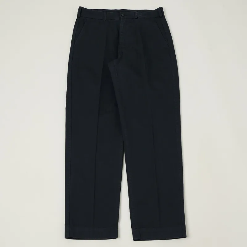 Knickerbocker Canal Tapered Twill Chinos - Deep Navy sold by Son of a Stag
