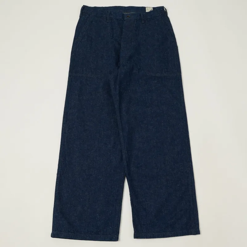 orSlow U.S. Navy Denim Trousers - One Wash sold by Son of a Stag