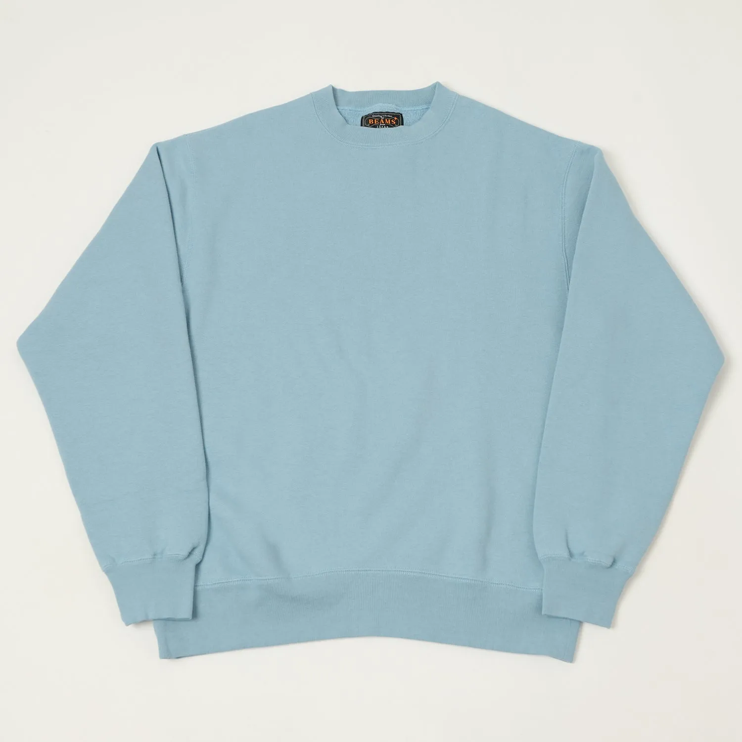 Beams Plus Crewneck Sweatshirt - Sax sold by Son of a Stag