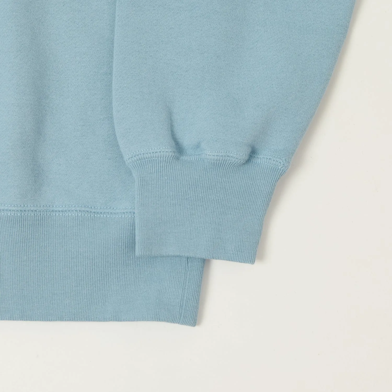 Beams Plus Crewneck Sweatshirt - Sax sold by Son of a Stag product image thumbnail 3