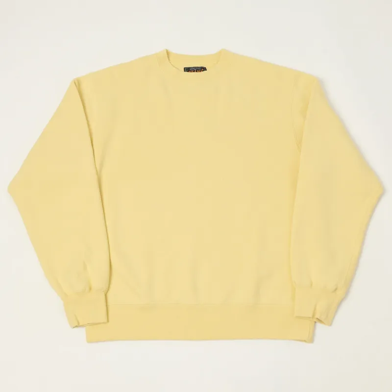 Beams Plus Crewneck Sweatshirt - Cream sold by Son of a Stag