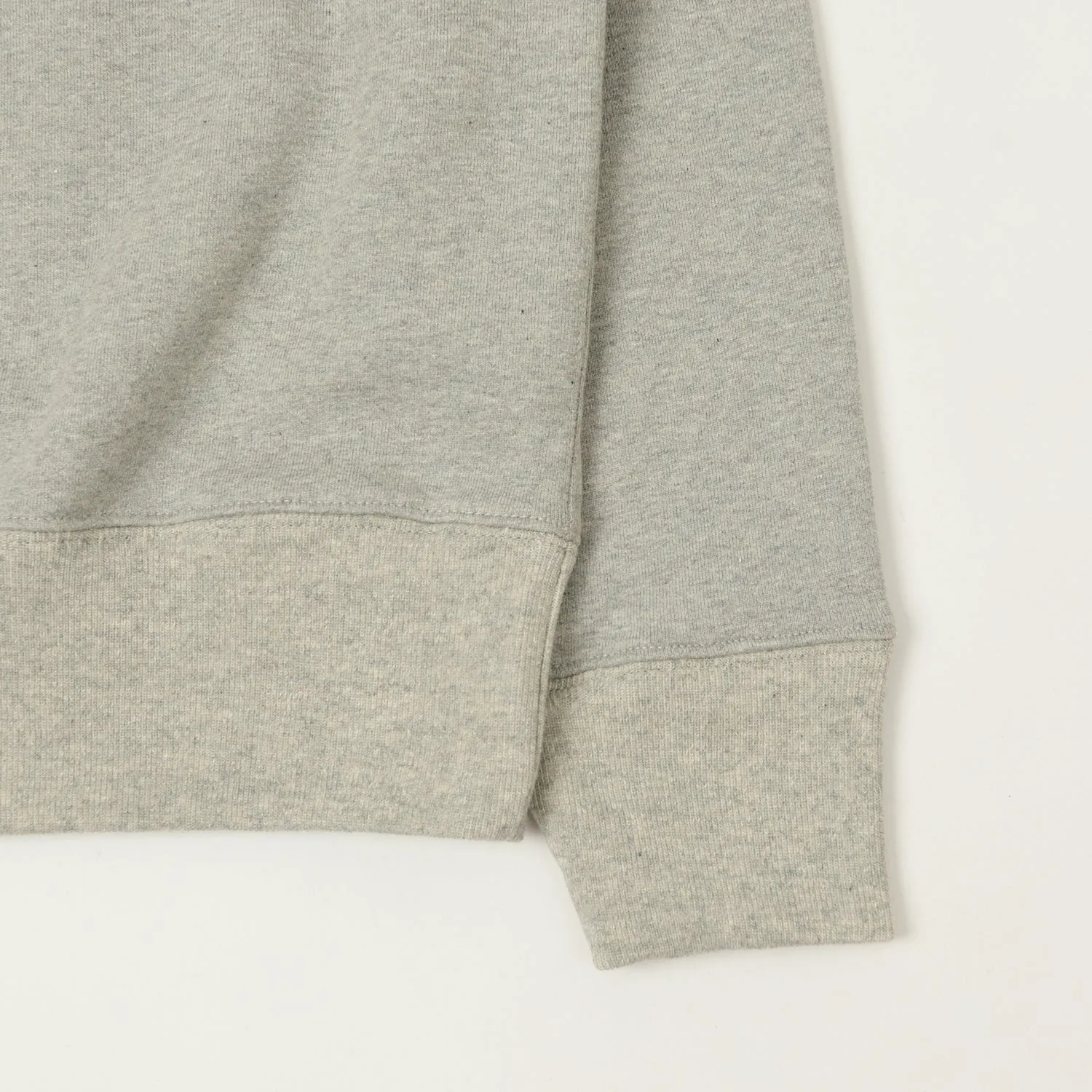 Merz b. Schwanen 3M46 Classic Jersey Sweatshirt - Grey Melange sold by Son of a Stag product image thumbnail 4