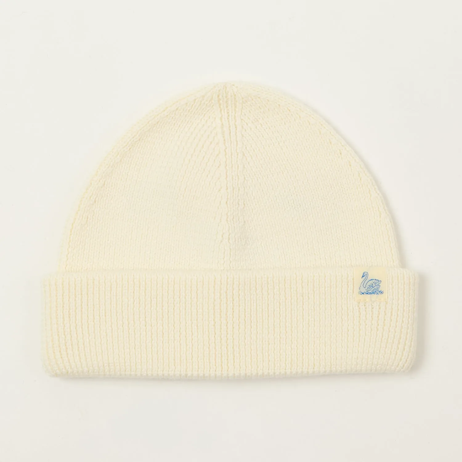 Merz b. Schwanen 'Good Basics' Classic Wool Beanie - Nature sold by Son of a Stag