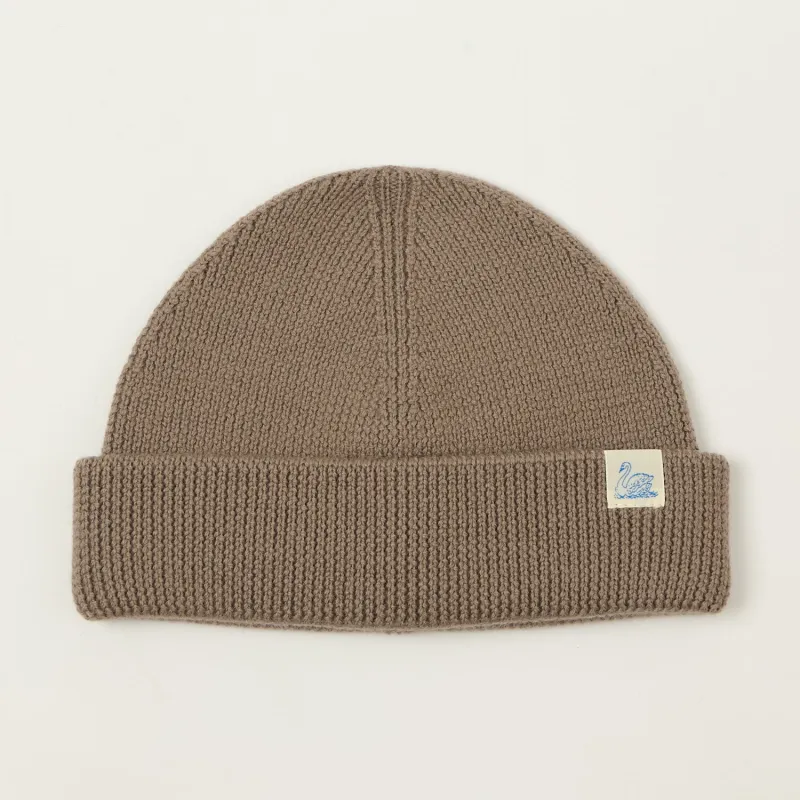 Merz b. Schwanen 'Good Basics' Classic Wool Beanie - Grain sold by Son of a Stag