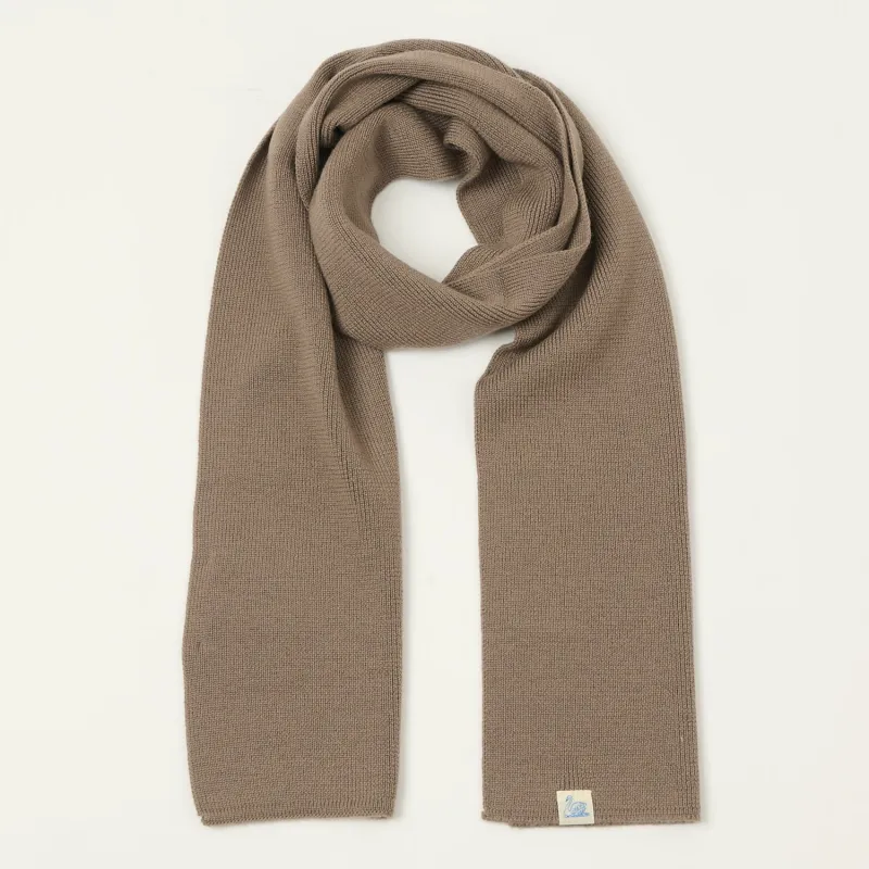 Merz b. Schwanen 'Good Basics' Long Merino Scarf - Grain made by Merz B. Schwanen