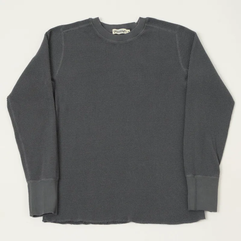 Freenote Cloth Waffle Knit Thermal T-Shirt - Midnight sold by Son of a Stag