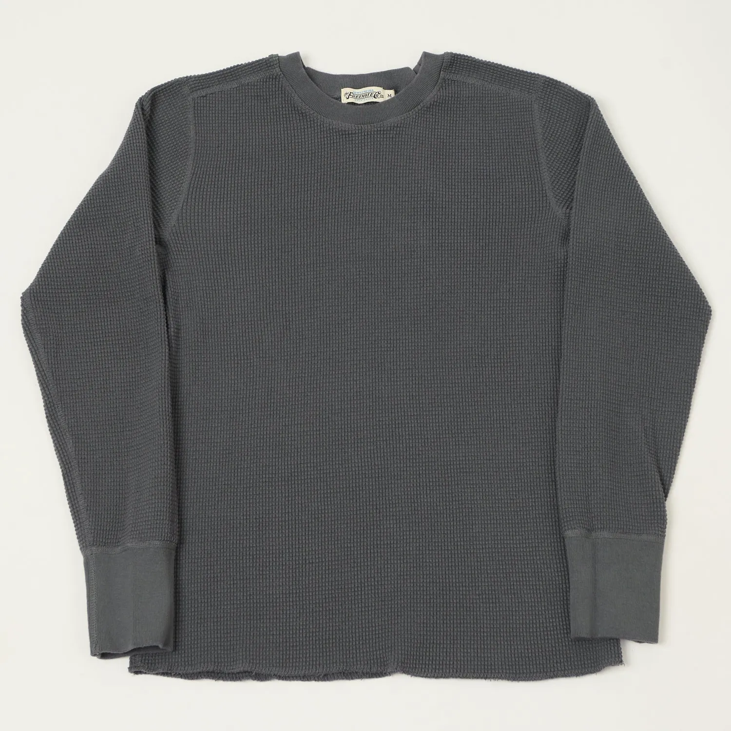 Freenote Cloth Waffle Knit Thermal T-Shirt - Midnight sold by Son of a Stag