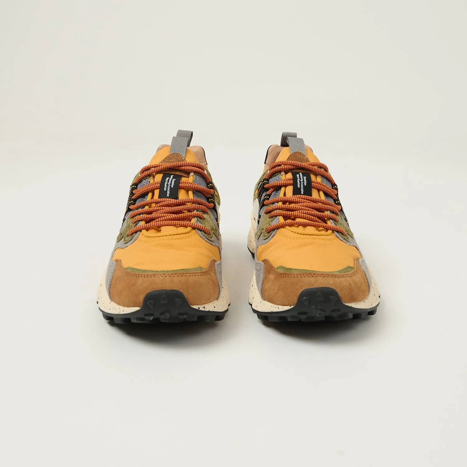 Flower Mountain Yamano 3 Suede/Nylon Sneaker - Warm Brown/Mustard sold by Son of a Stag product image thumbnail 2