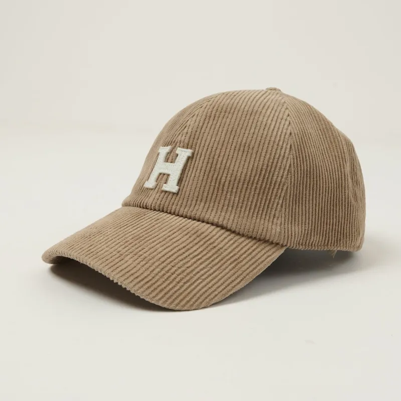 Hartford 'H' Corduroy Baseball Cap - Khaki sold by Son of a Stag