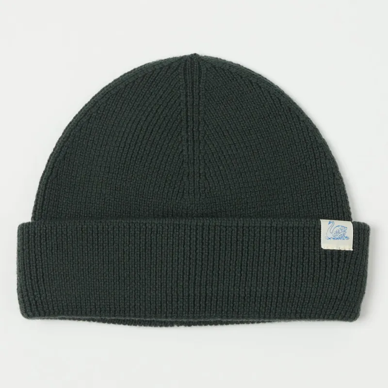 Merz b. Schwanen 'Good Basics' Classic Wool Beanie - Army sold by Son of a Stag