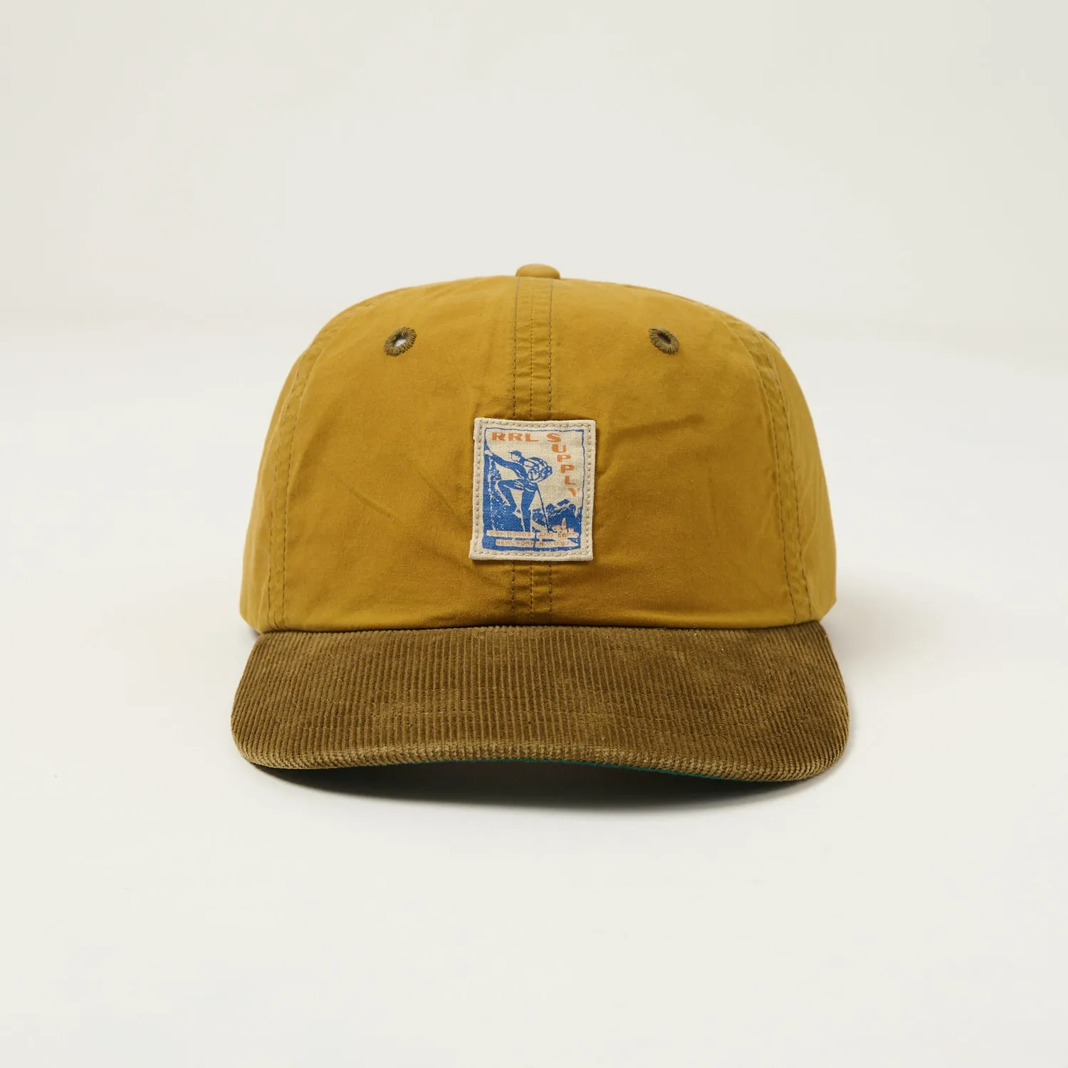 RRL Corduroy Bill Oilcloth Ball Cap - Mustard sold by Son of a Stag product image thumbnail 2