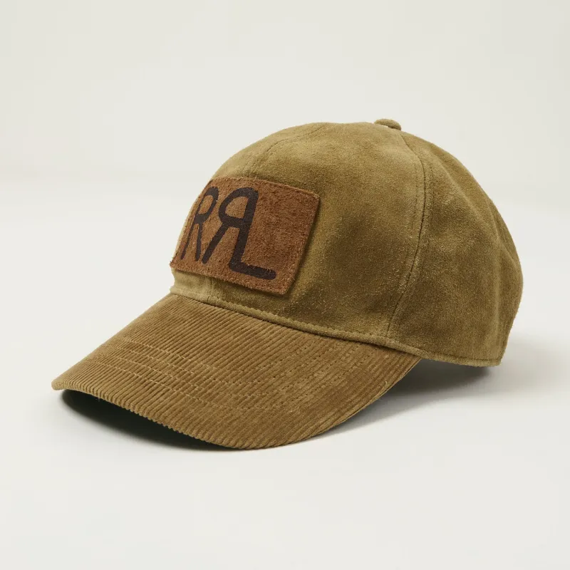 RRL Roughout Suede Trucker Cap - Tan sold by Son of a Stag