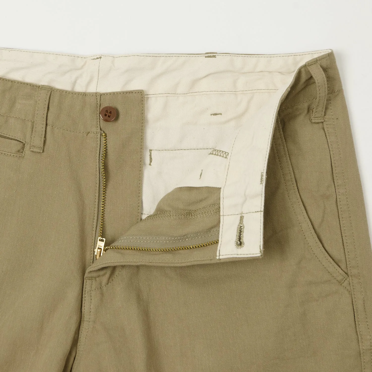 ONI Denim 718CH-KHB Regular Straight Chino - Khaki Beige sold by Son of a Stag product image thumbnail 4