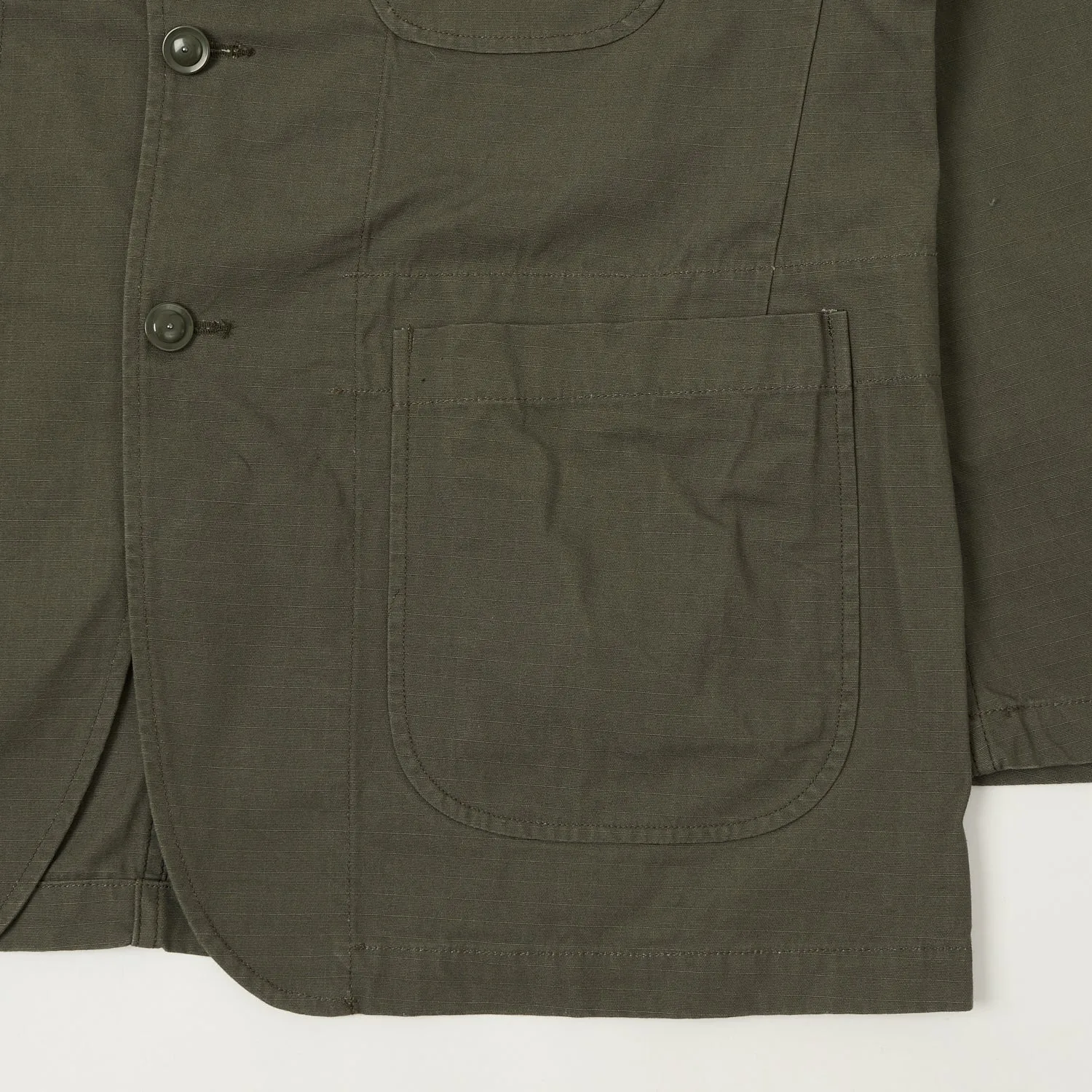 Engineered Garments Heavyweight Ripstop Bedford Jacket - Olive sold by Son of a Stag product image thumbnail 3