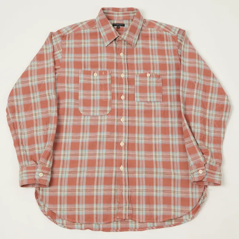 Engineered Garments Plaid Work Shirt - Pink sold by Son of a Stag