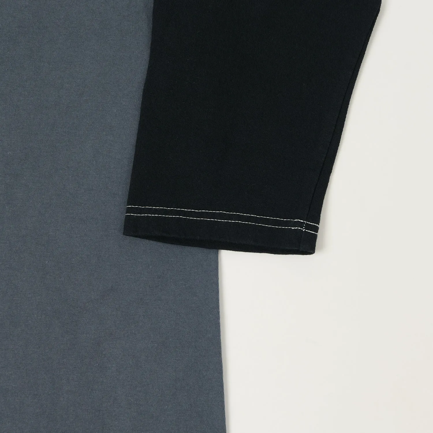 TOYS McCOY Raglan Sleeve Baseball T-Shirt - Blue/Black sold by Son of a Stag product image thumbnail 3