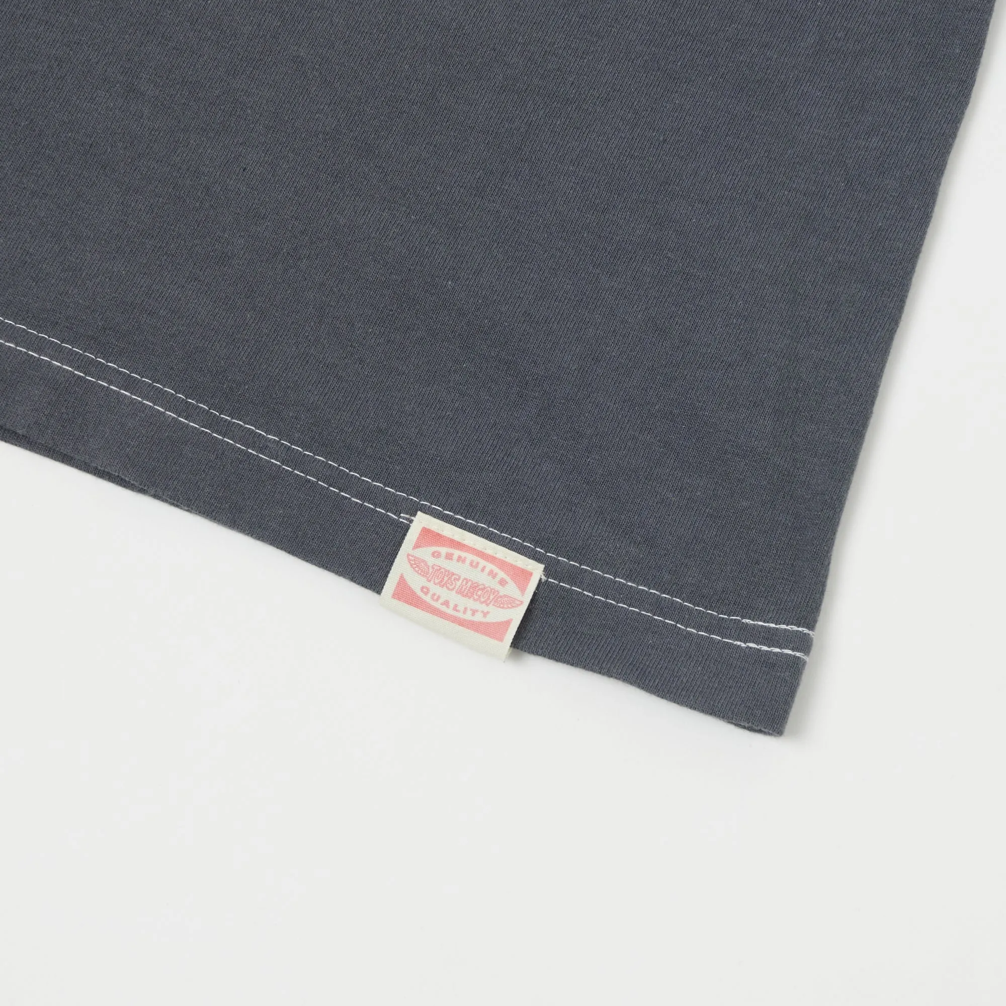 TOYS McCOY Raglan Sleeve Baseball T-Shirt - Graphite Grey/Black sold by Son of a Stag product image thumbnail 4