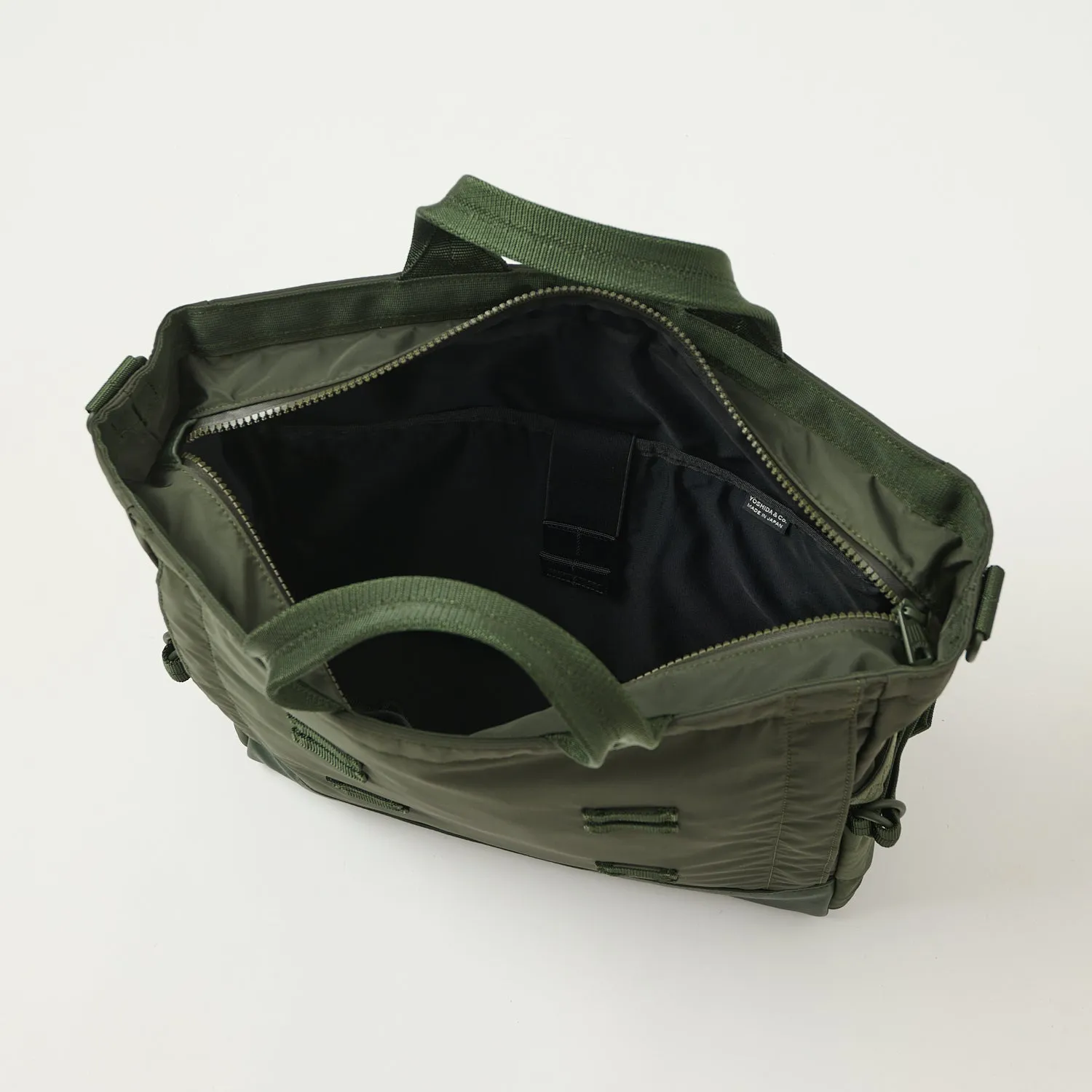 Porter-Yoshida & Co. Monochrome 2Way Tote Bag - Olive sold by Son of a Stag product image thumbnail 4