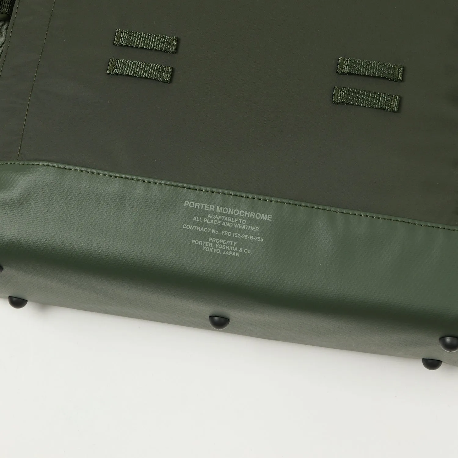 Porter-Yoshida & Co. Monochrome 2Way Tote Bag - Olive sold by Son of a Stag product image thumbnail 2