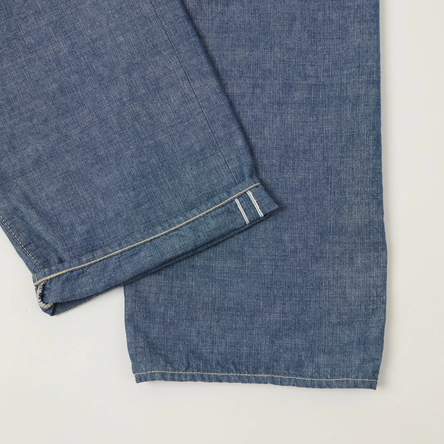ONI Denim 200-HCSV 8oz Chambray Wide Straight Jean - Blue sold by Son of a Stag product image thumbnail 3