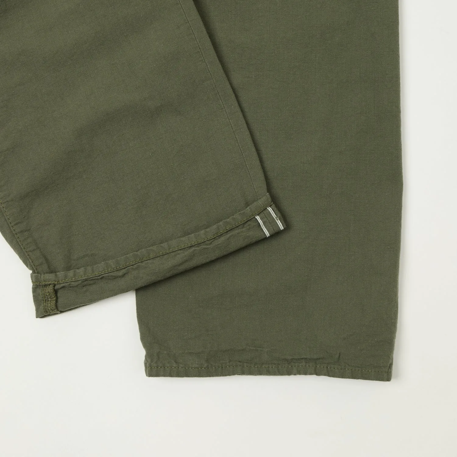 ONI Denim 200-8GG 8oz 'Beta Chambray' Wide Straight Jean - Green Grey sold by Son of a Stag product image thumbnail 3