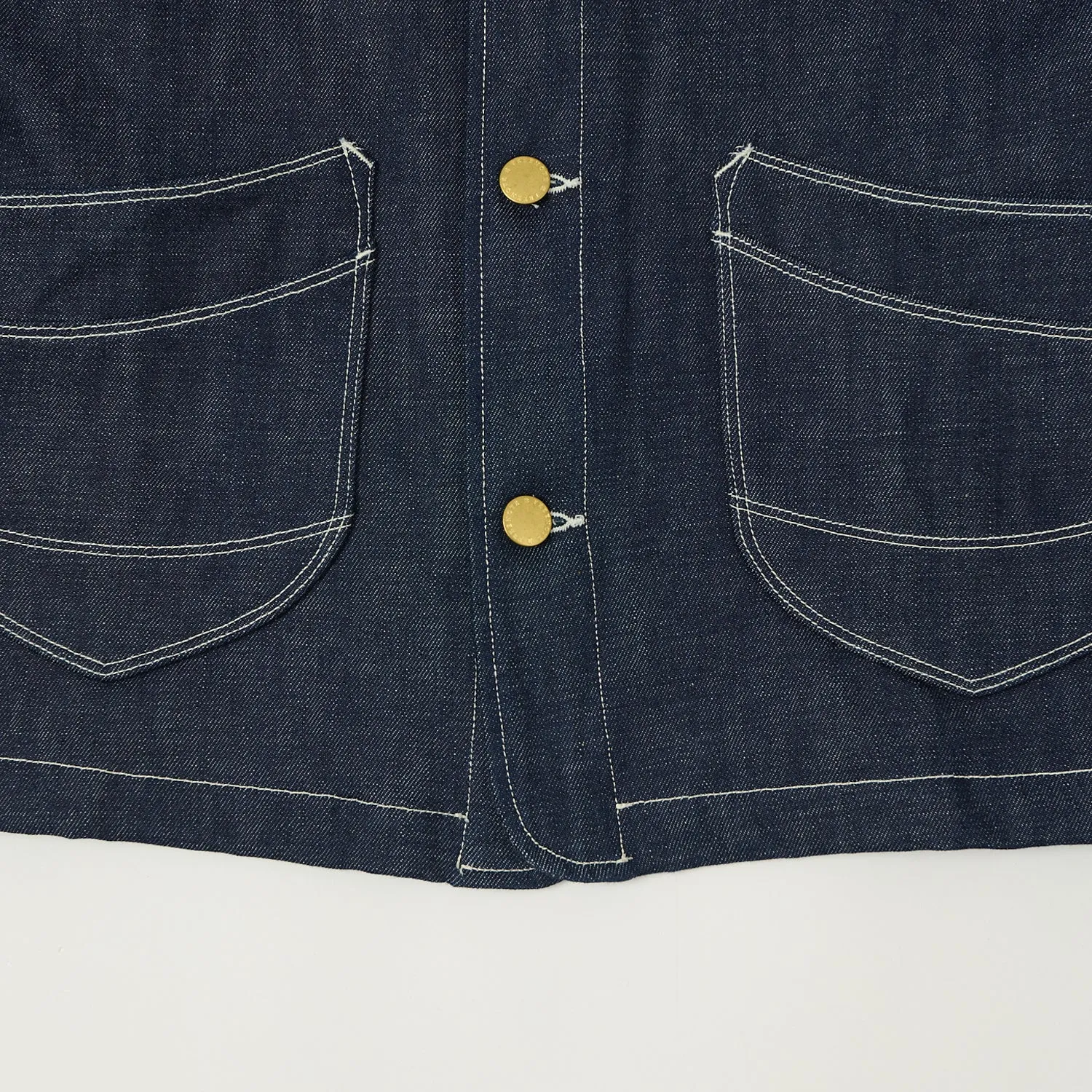 Freenote Cloth 'Modesto' 11oz Memphis Blue Denim Coverall Jacket - Raw sold by Son of a Stag product image thumbnail 4